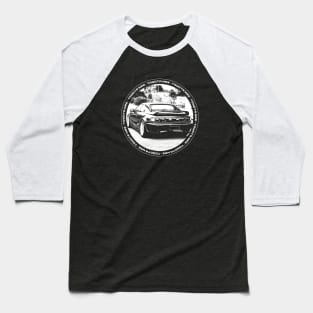 TOYOTA MR2 MK2 Black 'N White 4 (Black Version) Baseball T-Shirt